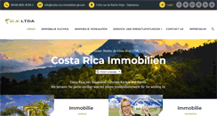 Desktop Screenshot of costa-rica-immobilien-gh.com