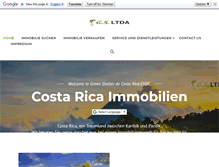 Tablet Screenshot of costa-rica-immobilien-gh.com